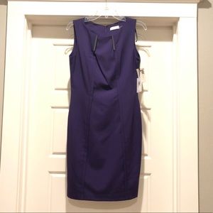 Calvin Klein dark purple dress- size 4